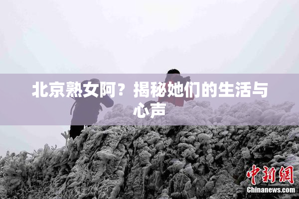 北京熟女阿？揭秘她们的生活与心声