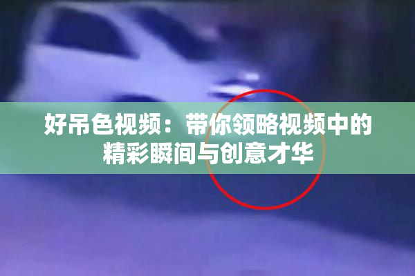 好吊色视频：带你领略视频中的精彩瞬间与创意才华