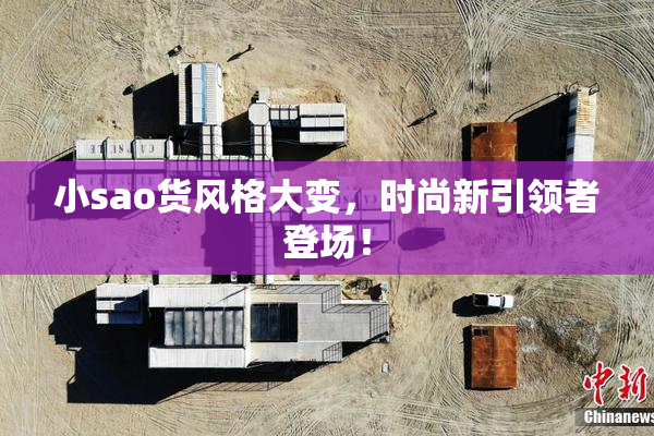 小sao货风格大变，时尚新引领者登场！