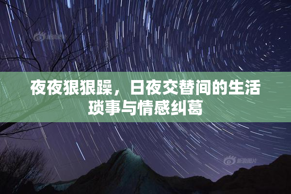 夜夜狠狠躁，日夜交替间的生活琐事与情感纠葛