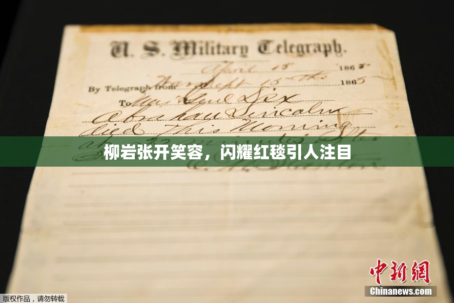 柳岩张开笑容，闪耀红毯引人注目