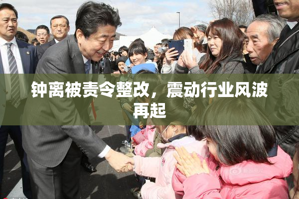 钟离被责令整改，震动行业风波再起