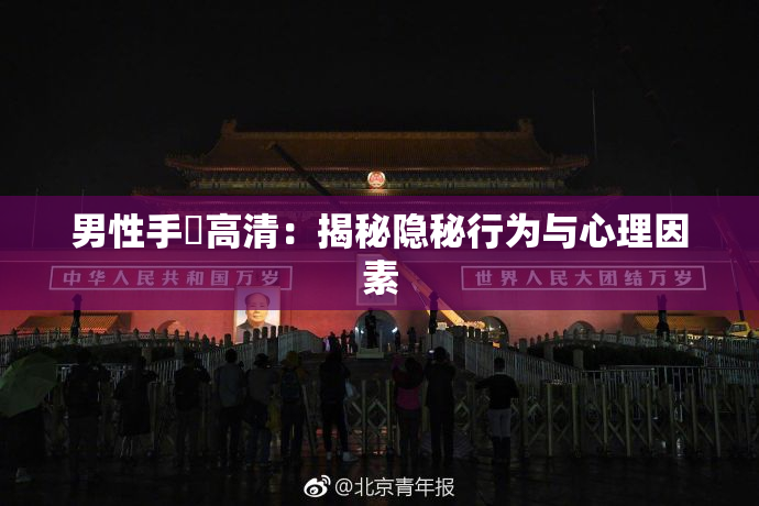 男性手婬高清：揭秘隐秘行为与心理因素
