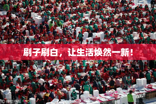刷子刷白，让生活焕然一新！