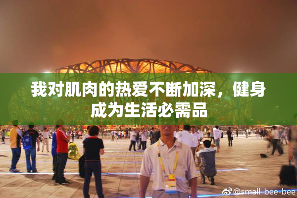 我对肌肉的热爱不断加深，健身成为生活必需品