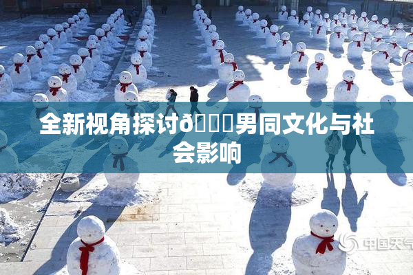 全新视角探讨🔞男同文化与社会影响