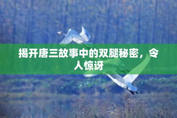 揭开唐三故事中的双腿秘密，令人惊讶