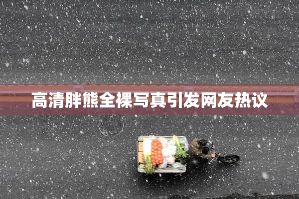 高清胖熊全裸写真引发网友热议
