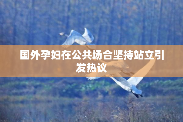 国外孕妇在公共场合坚持站立引发热议