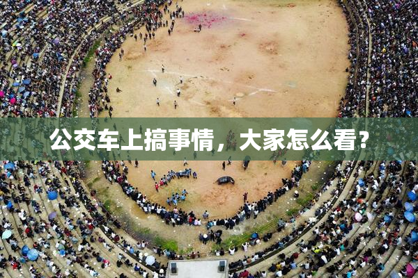 公交车上搞事情，大家怎么看？