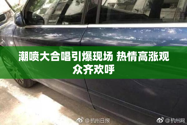 潮喷大合唱引爆现场 热情高涨观众齐欢呼