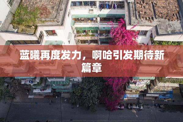 蓝曦再度发力，啊哈引发期待新篇章