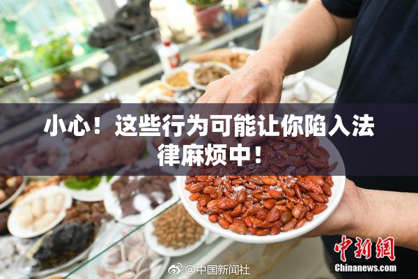 小心！这些行为可能让你陷入法律麻烦中！