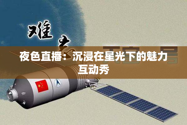 夜色直播：沉浸在星光下的魅力互动秀