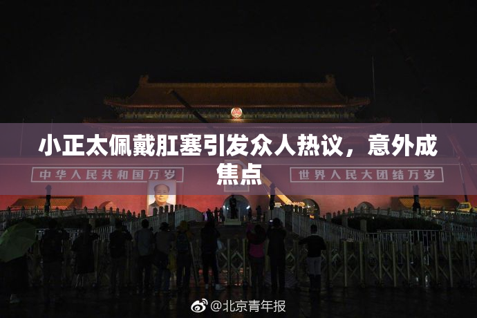 小正太佩戴肛塞引发众人热议，意外成焦点