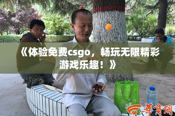《体验免费csgo，畅玩无限精彩游戏乐趣！》