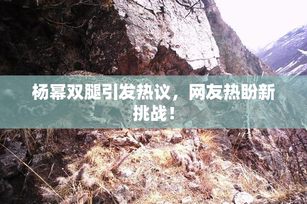 杨幂双腿引发热议，网友热盼新挑战！