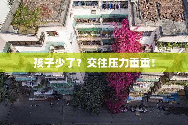 孩子少了？交往压力重重！