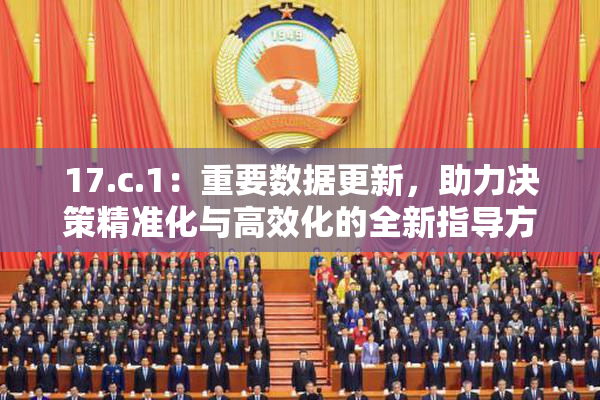17.c.1：重要数据更新，助力决策精准化与高效化的全新指导方案出台