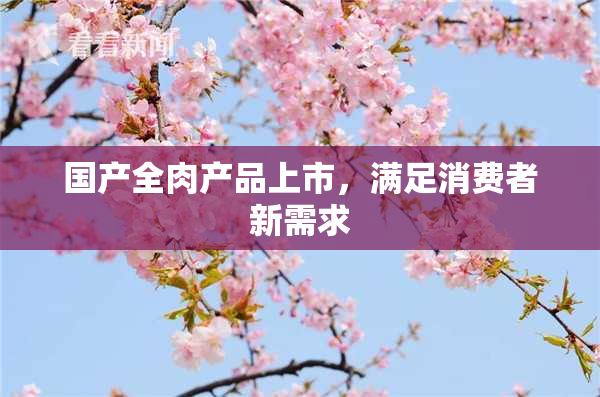 国产全肉产品上市，满足消费者新需求