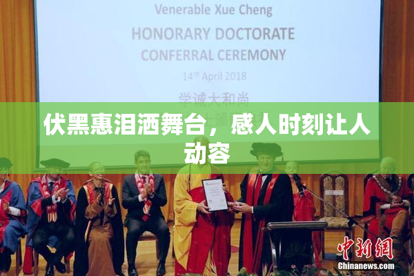 伏黑惠泪洒舞台，感人时刻让人动容