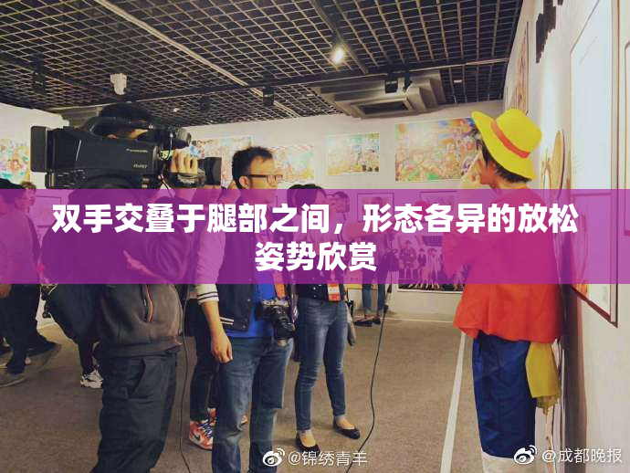 双手交叠于腿部之间，形态各异的放松姿势欣赏