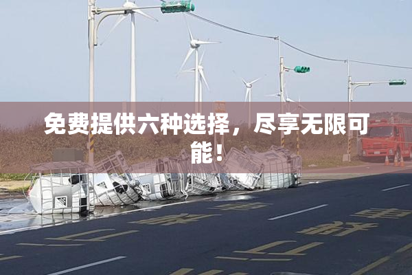免费提供六种选择，尽享无限可能！