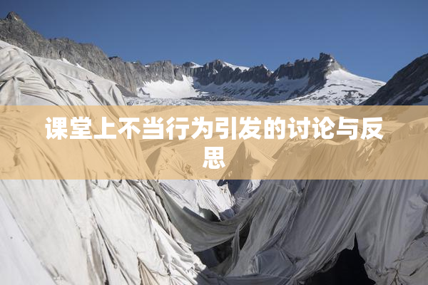 课堂上不当行为引发的讨论与反思