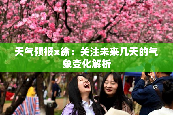 天气预报x徐：关注未来几天的气象变化解析