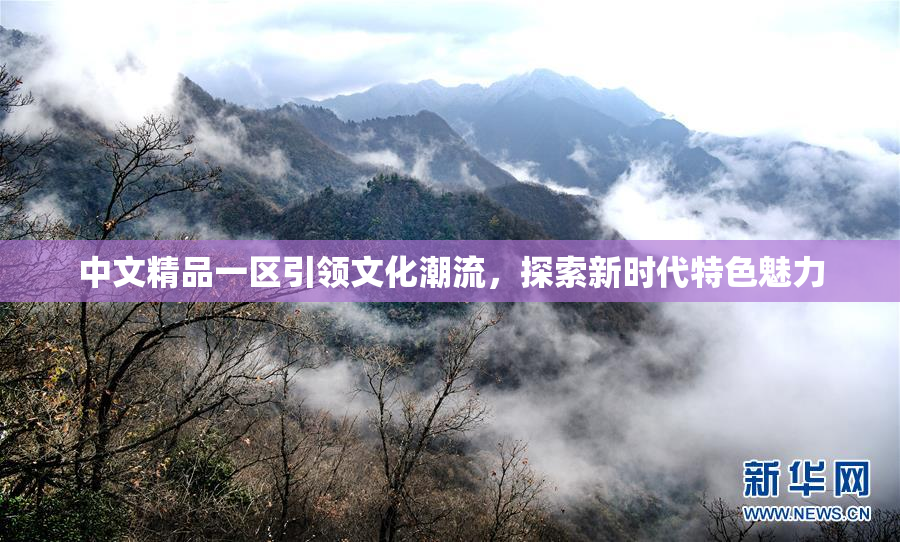 中文精品一区引领文化潮流，探索新时代特色魅力