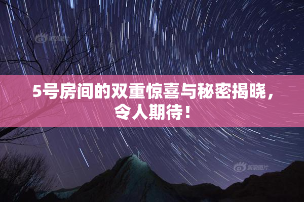 5号房间的双重惊喜与秘密揭晓，令人期待！