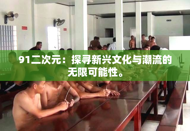 91二次元：探寻新兴文化与潮流的无限可能性。