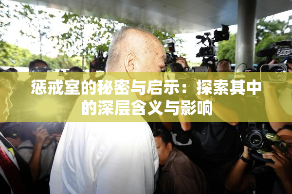 惩戒室的秘密与启示：探索其中的深层含义与影响
