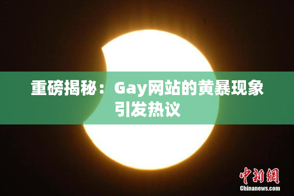 重磅揭秘：Gay网站的黄暴现象引发热议