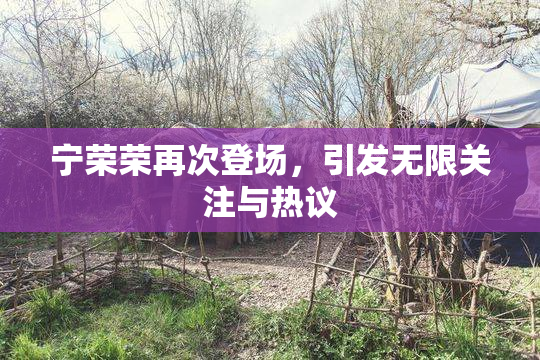 宁荣荣再次登场，引发无限关注与热议