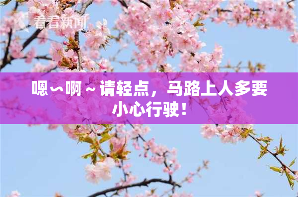 嗯∽啊～请轻点，马路上人多要小心行驶！