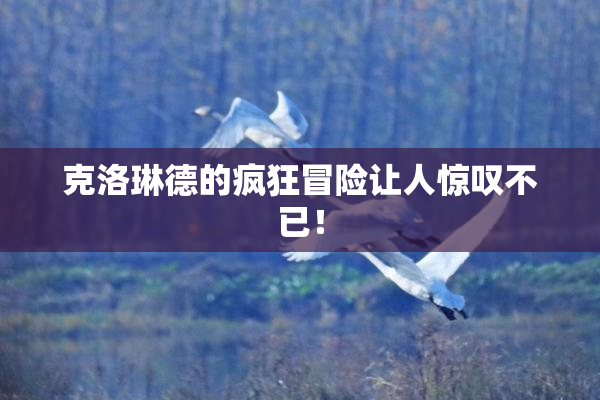 克洛琳德的疯狂冒险让人惊叹不已！