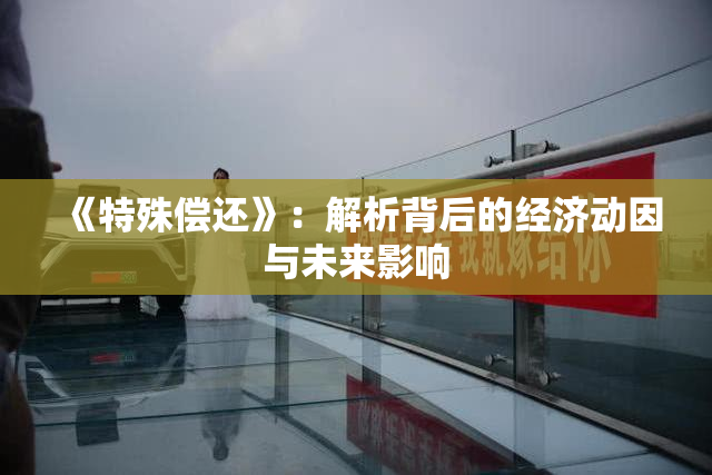 《特殊偿还》：解析背后的经济动因与未来影响