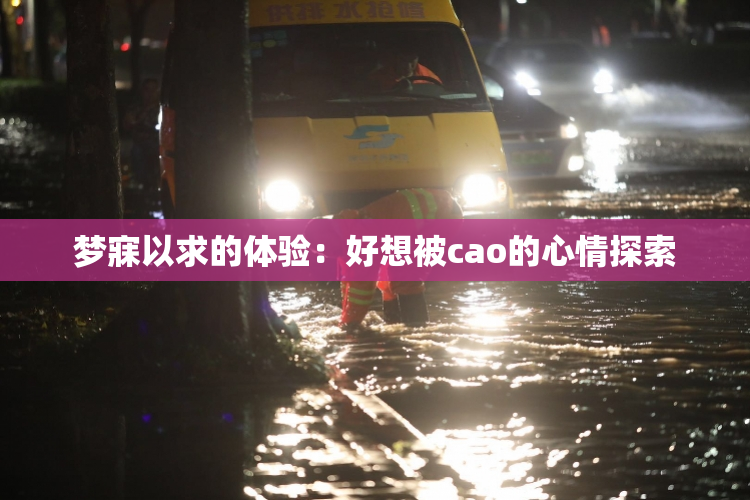 梦寐以求的体验：好想被cao的心情探索