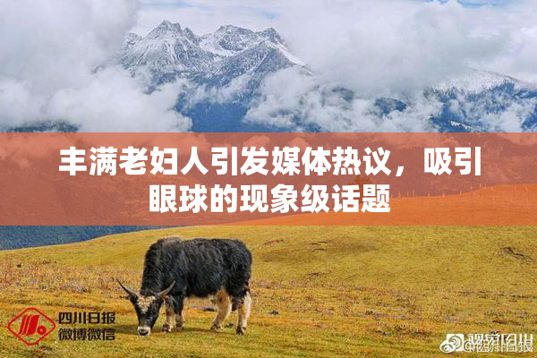 丰满老妇人引发媒体热议，吸引眼球的现象级话题