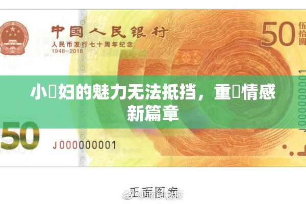 小婬妇的魅力无法抵挡，重啟情感新篇章