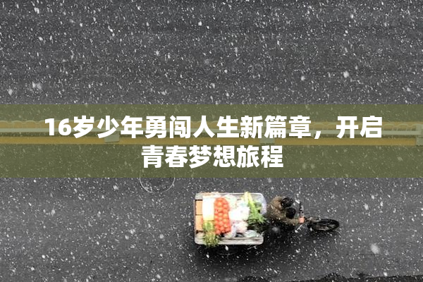 16岁少年勇闯人生新篇章，开启青春梦想旅程