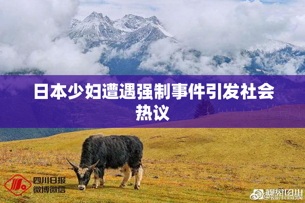 日本少妇遭遇强制事件引发社会热议