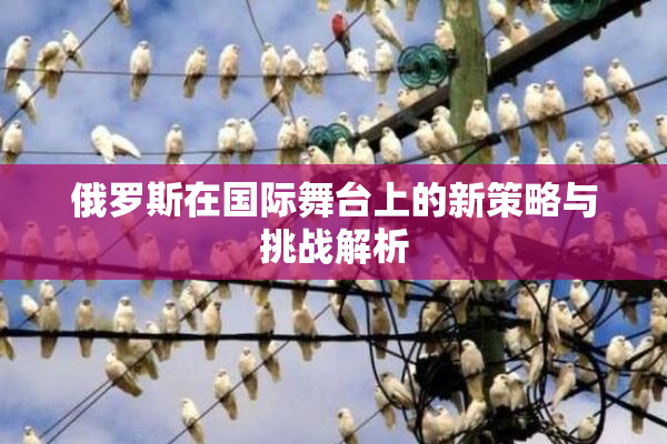 俄罗斯在国际舞台上的新策略与挑战解析
