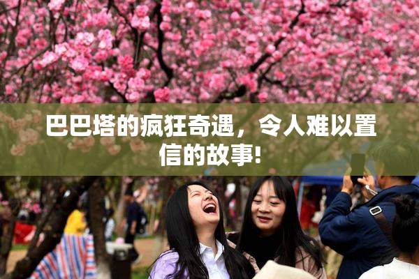 巴巴塔的疯狂奇遇，令人难以置信的故事!