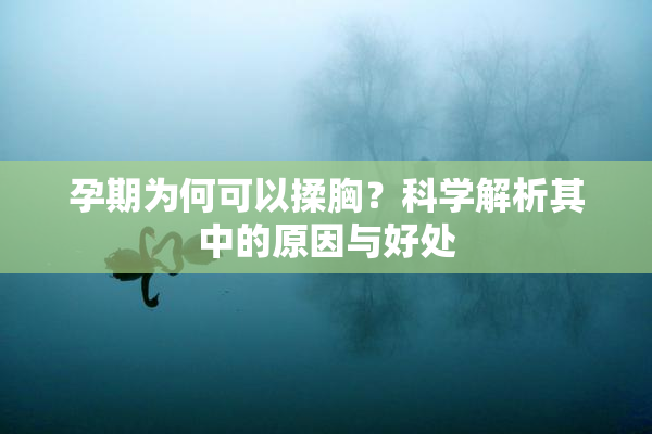 孕期为何可以揉胸？科学解析其中的原因与好处