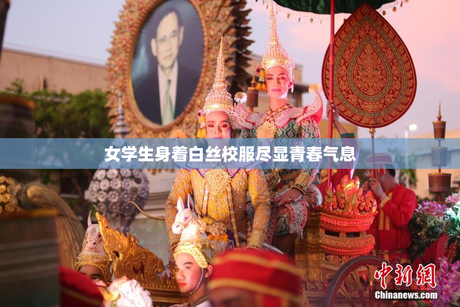 女学生身着白丝校服尽显青春气息