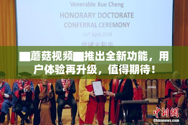 ▇蘑菇视频▇推出全新功能，用户体验再升级，值得期待！