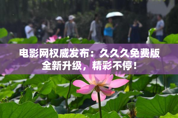 电影网权威发布：久久久免费版全新升级，精彩不停！