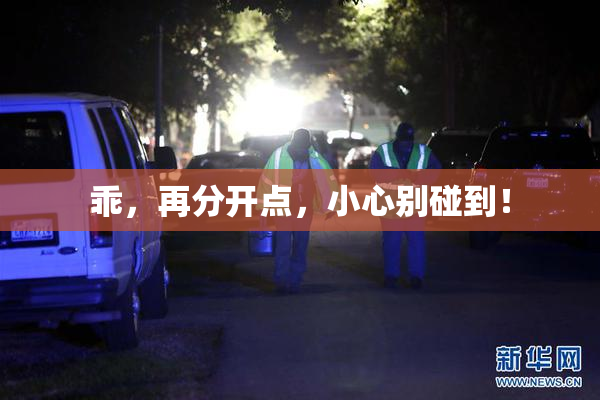 乖，再分开点，小心别碰到！